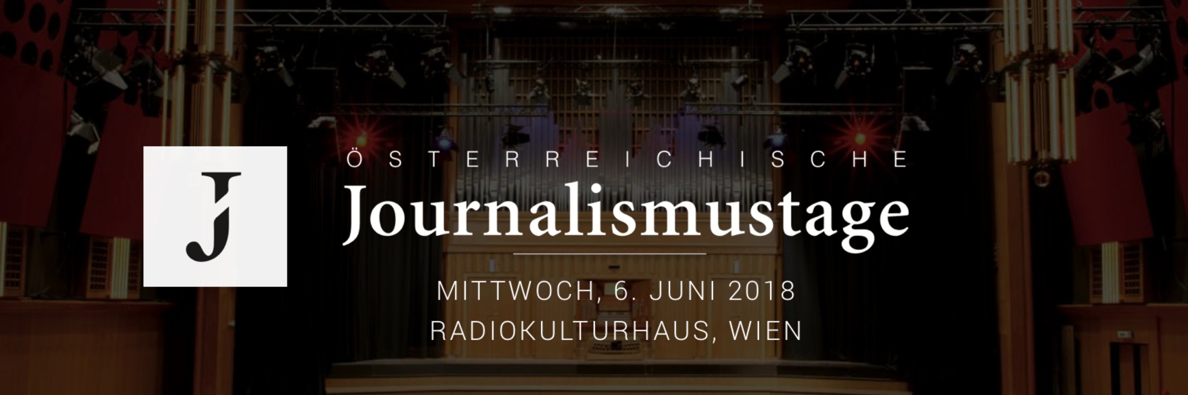 Journalismustage banner