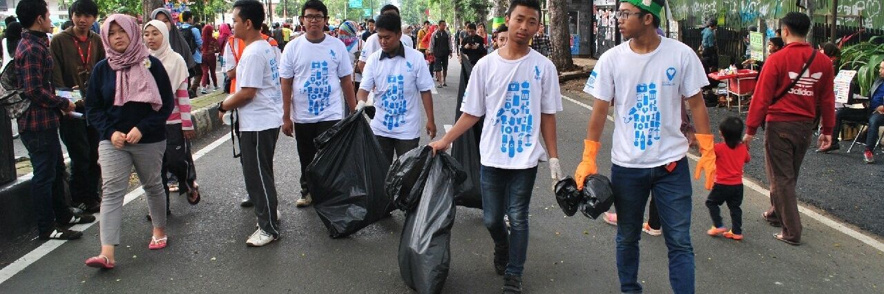 #GerakanPungutSampah banner