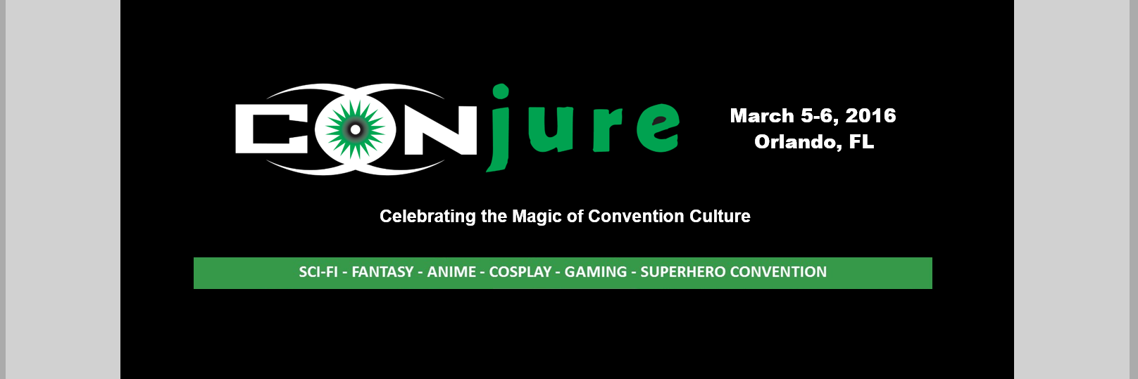 CONjure Florida banner