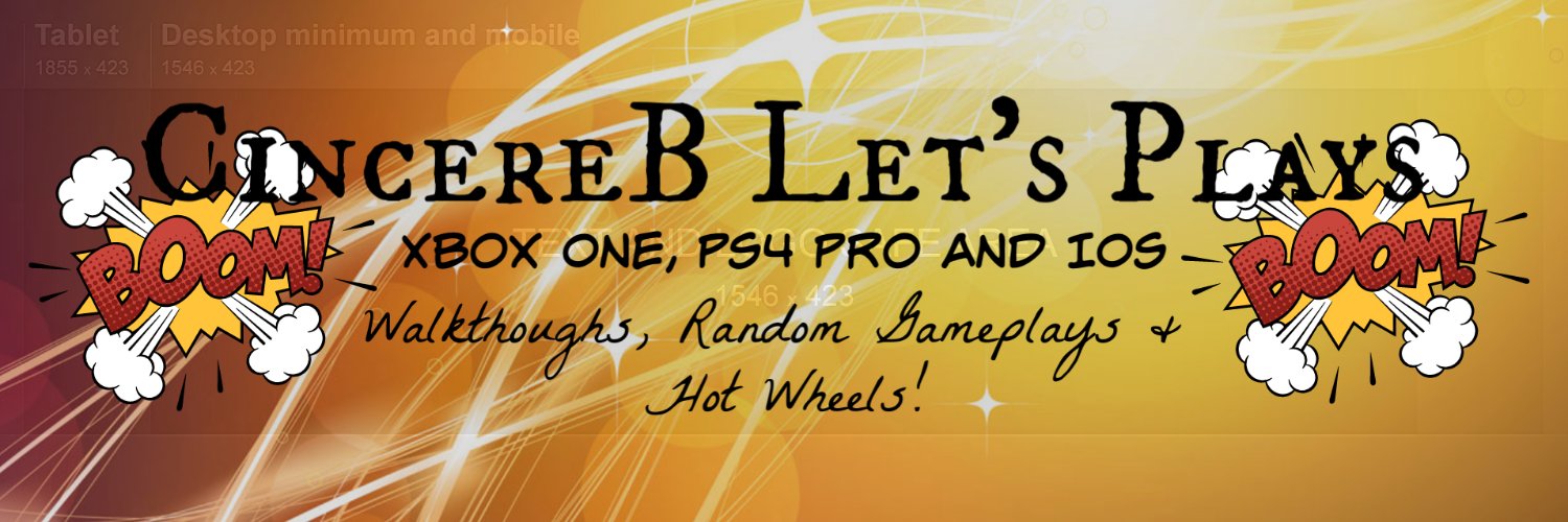 CincereB's profile banner image