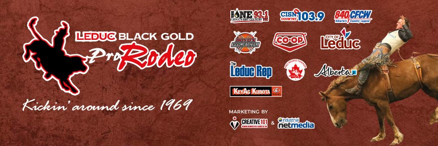 Leduc Black Gold Rodeo banner