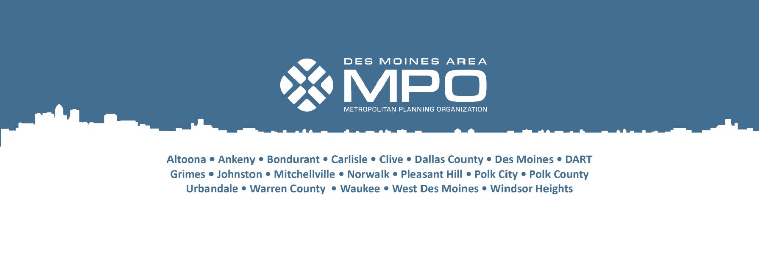Des Moines Area MPO banner