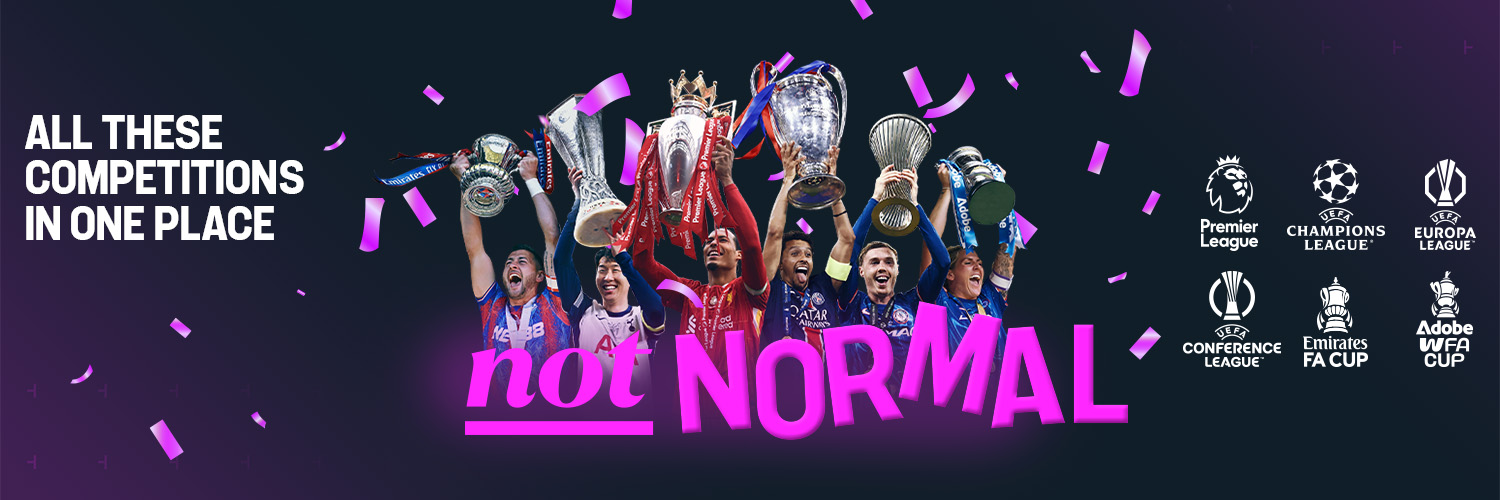 Football on TNT Sports banner