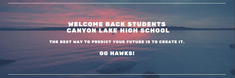 Canyon Lake Hawks banner