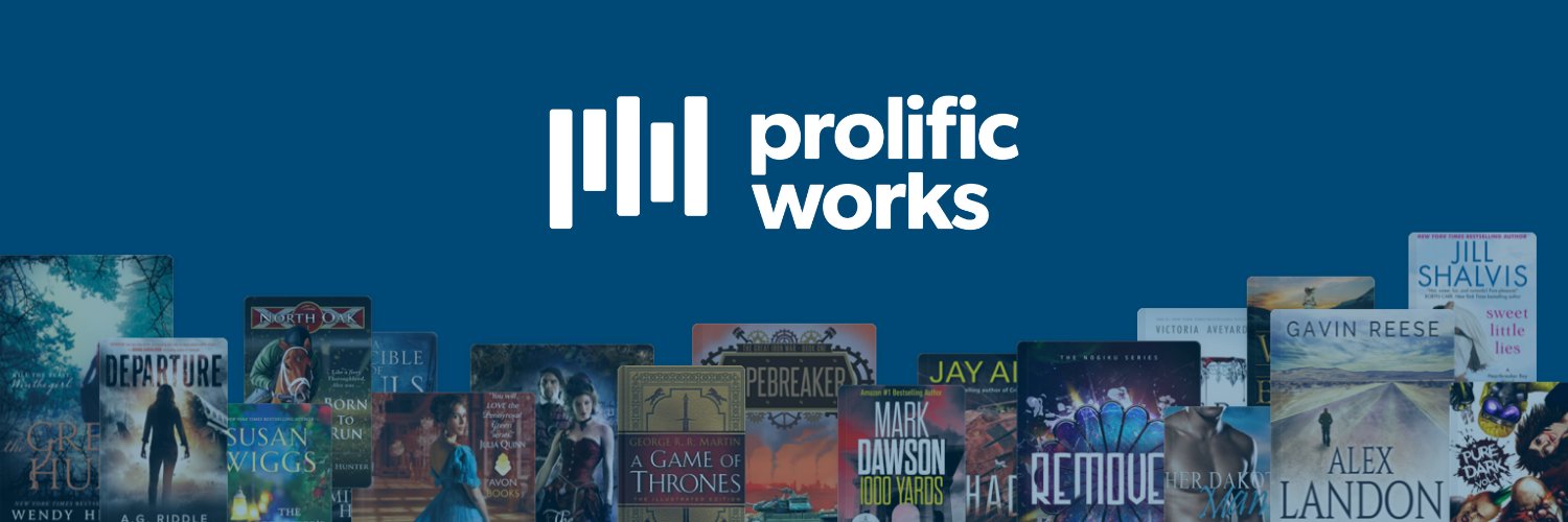 Prolific Works (formerly Instafreebie) banner