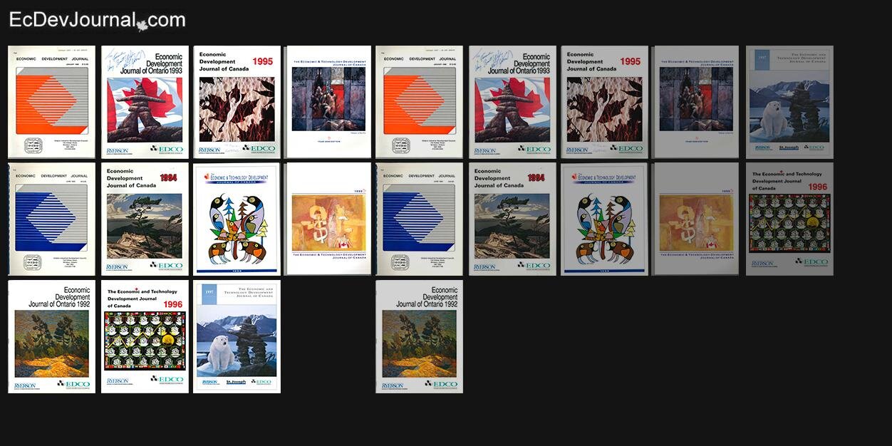 EcDev Journal banner
