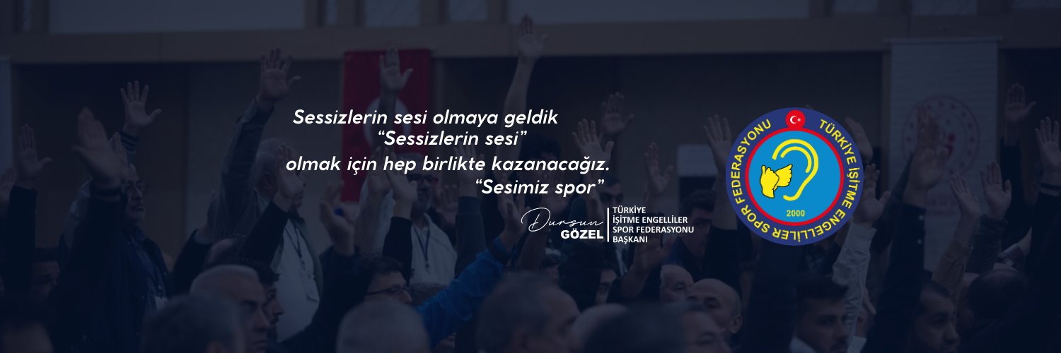 Türkiye İşitme Engelliler Spor Federasyonu banner
