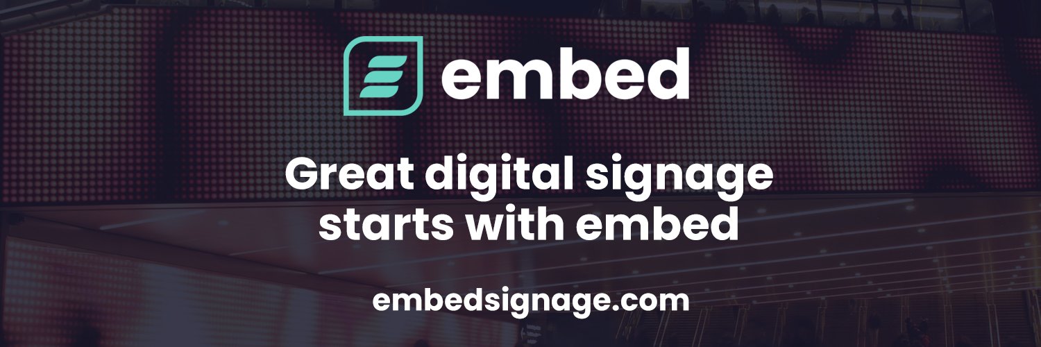 embedsignage's profile banner image
