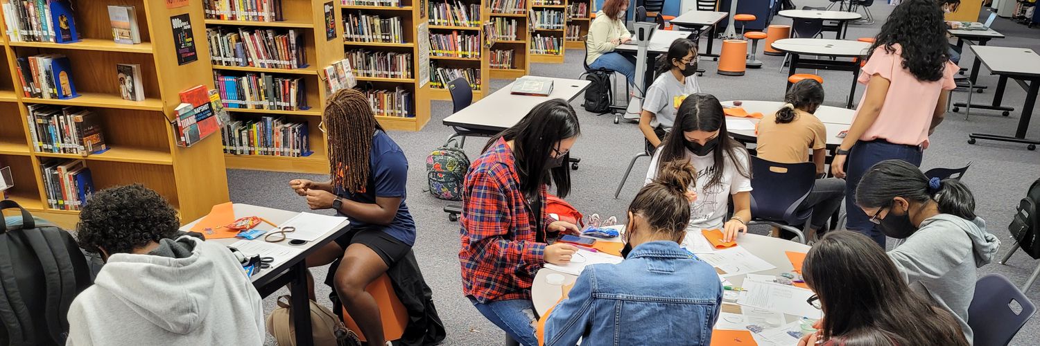 Brandeis HS Library banner