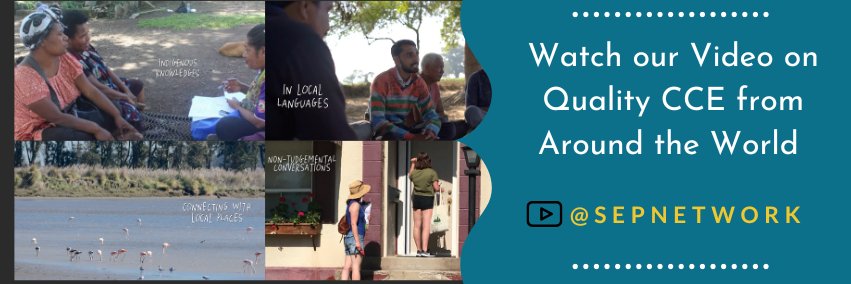 Sustainability & Education Policy Network banner