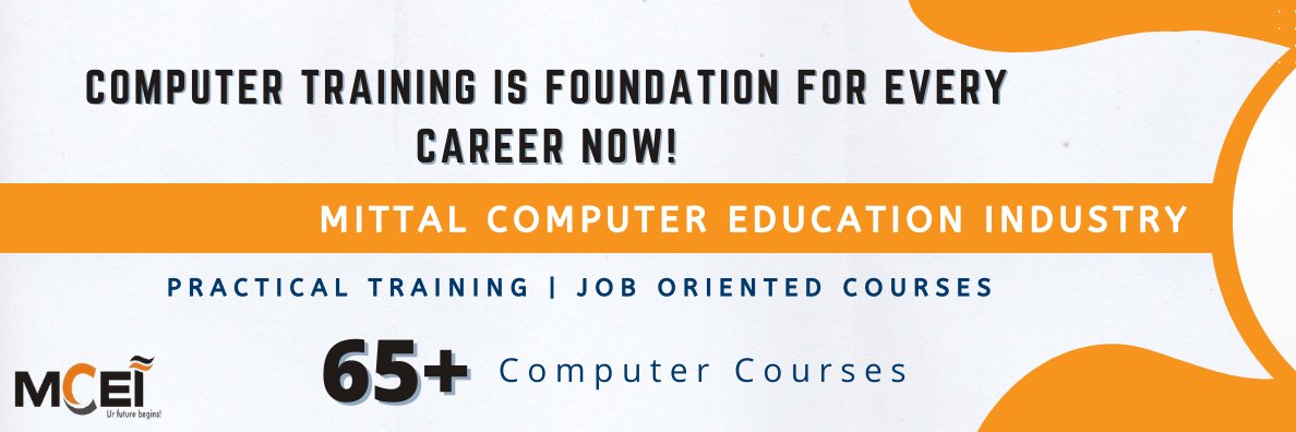 MCEI - Mittal Computer Education Industry banner