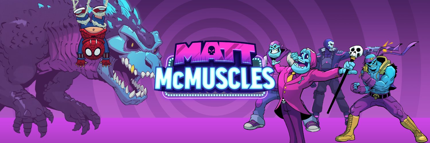 Matt McMuscles banner