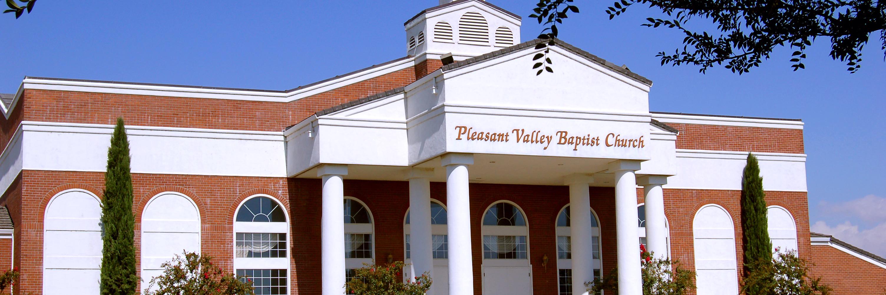 Pleasant Valley Baptist Church banner