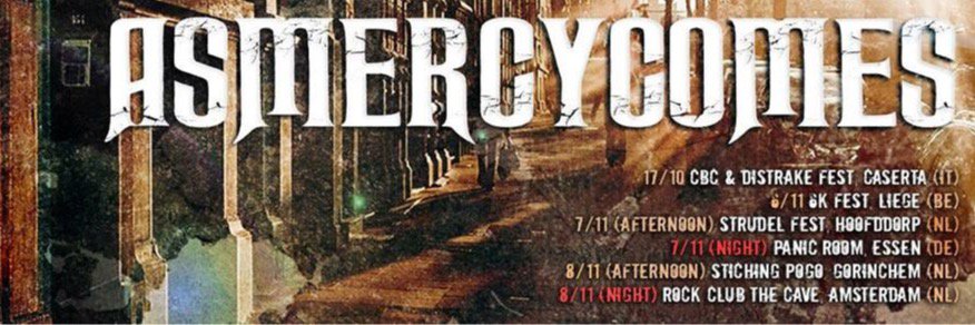 AS MERCY COMES banner