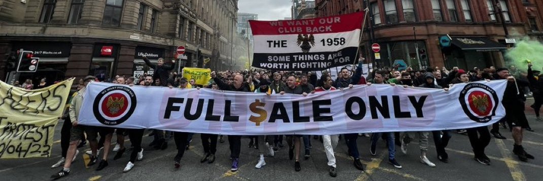 Glazers/INEOS OUT banner