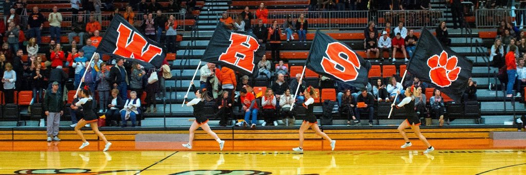 Waterloo HS Cheer banner