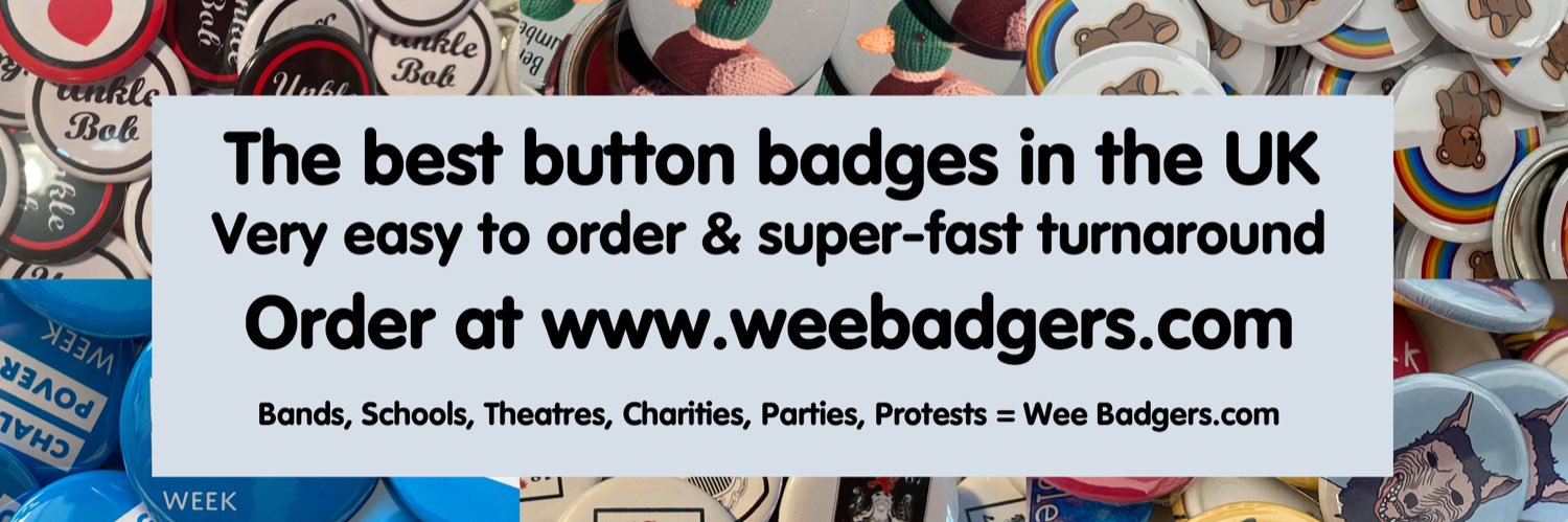Wee Badgers badges banner