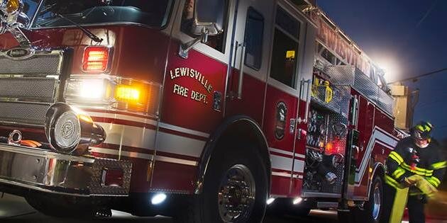 Lewisville Fire Dept banner