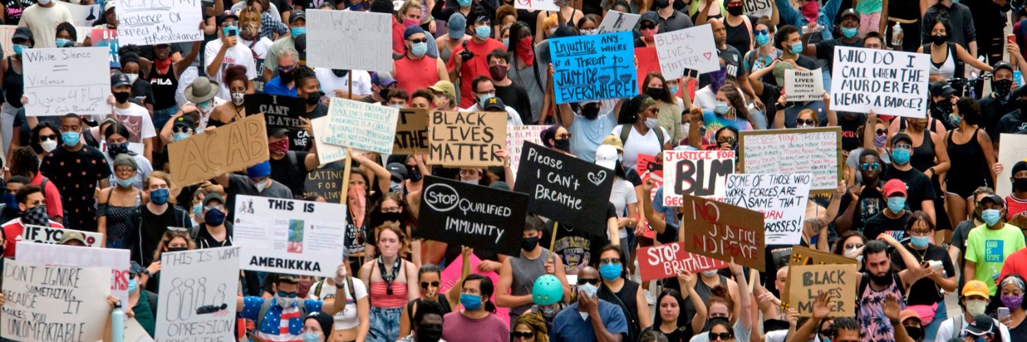 Vaccines Work. BLM. Matt 25:31-46 banner