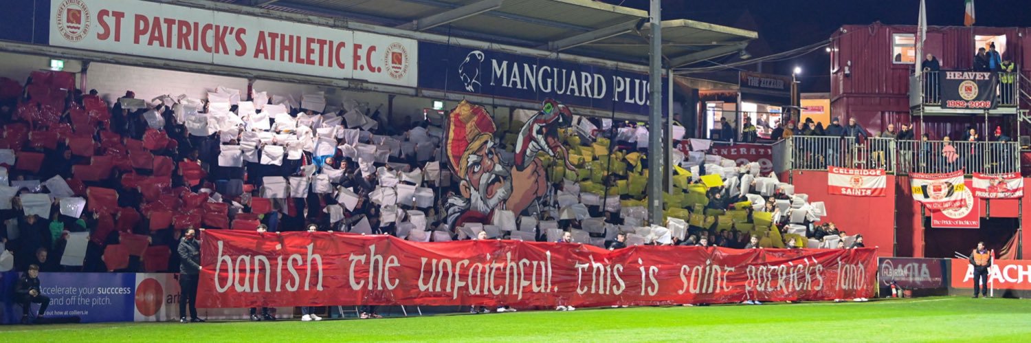 St Patrick's Athletic FC's banner