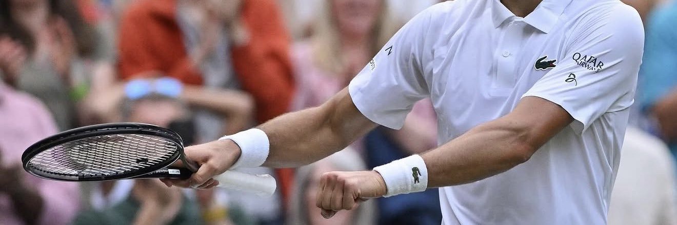 Novak Djokovic banner