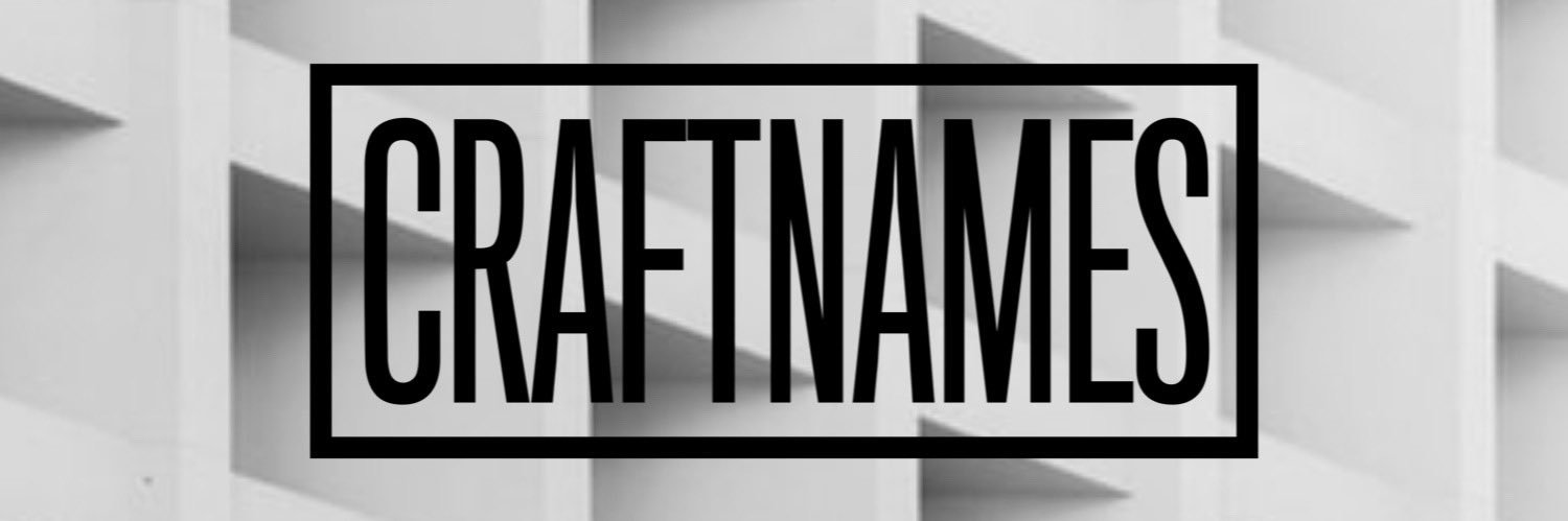 craftnames's profile banner image