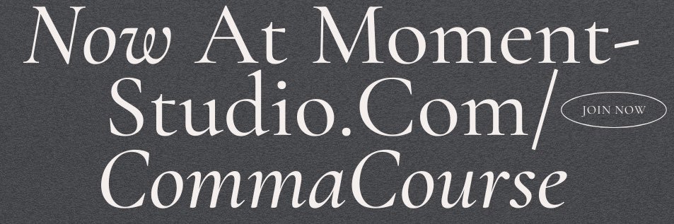 thecommabooks's profile banner image