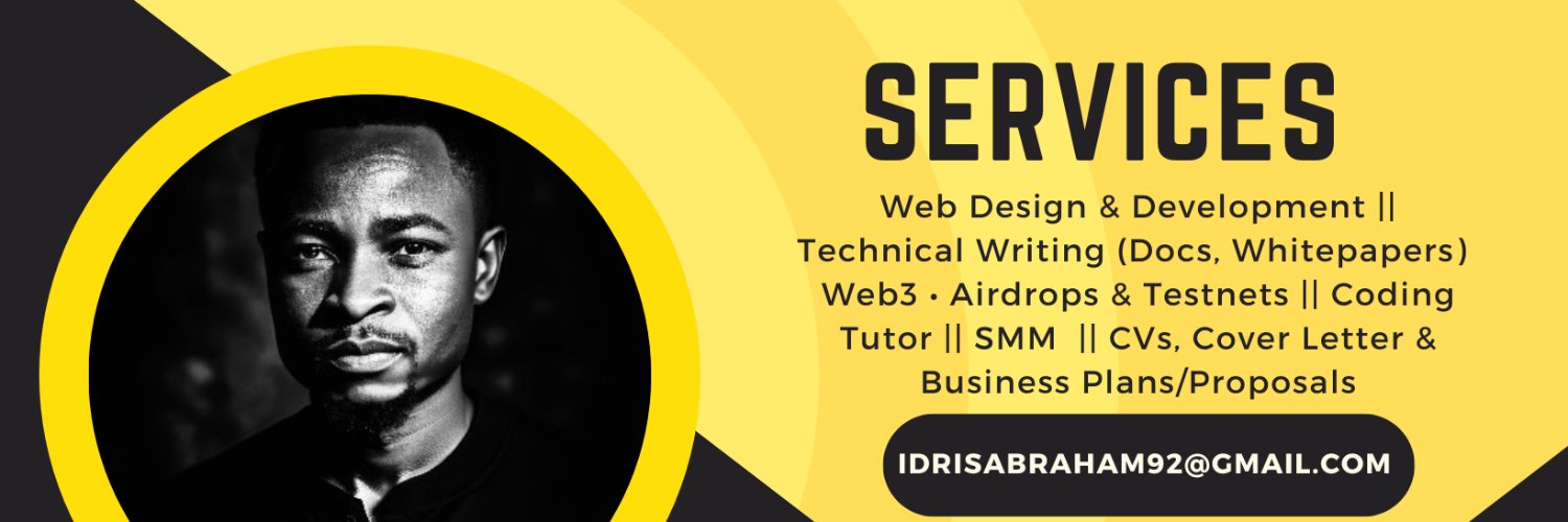 Abraham Idris banner