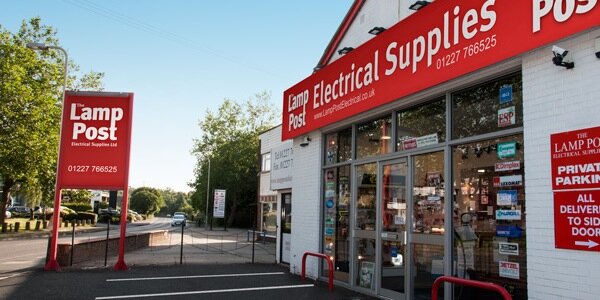 Lamppost Electrical banner