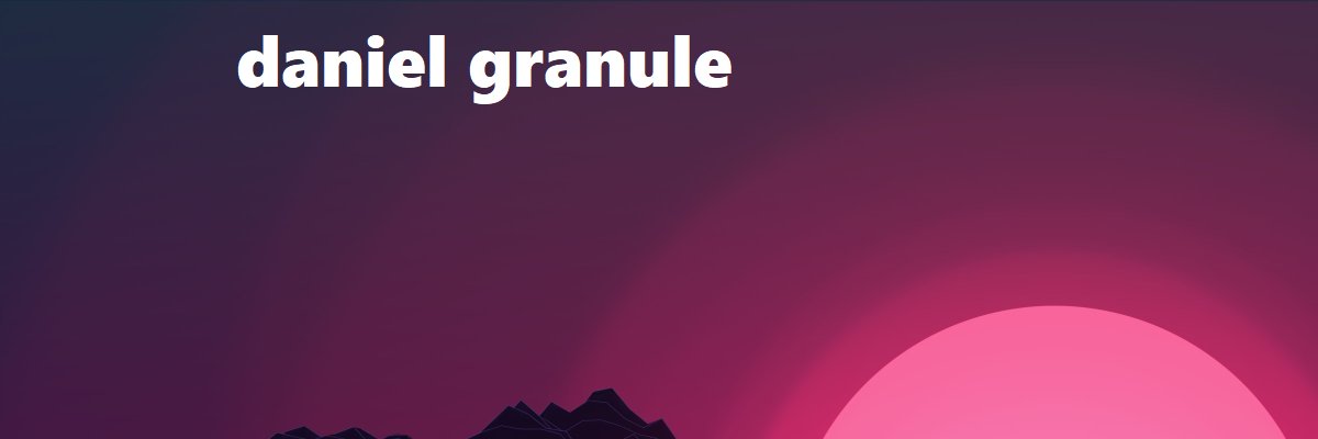 DanielGranule's profile banner image