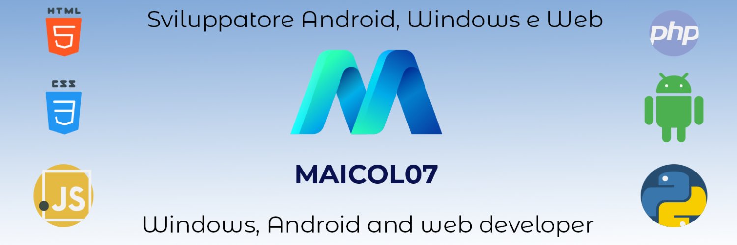 maicol072001's profile banner image