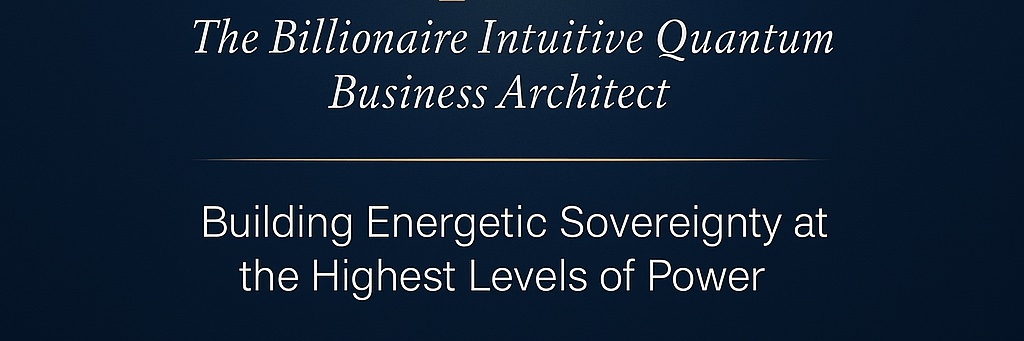 Th Billionaire Intuitive Quantum Business Archtect banner