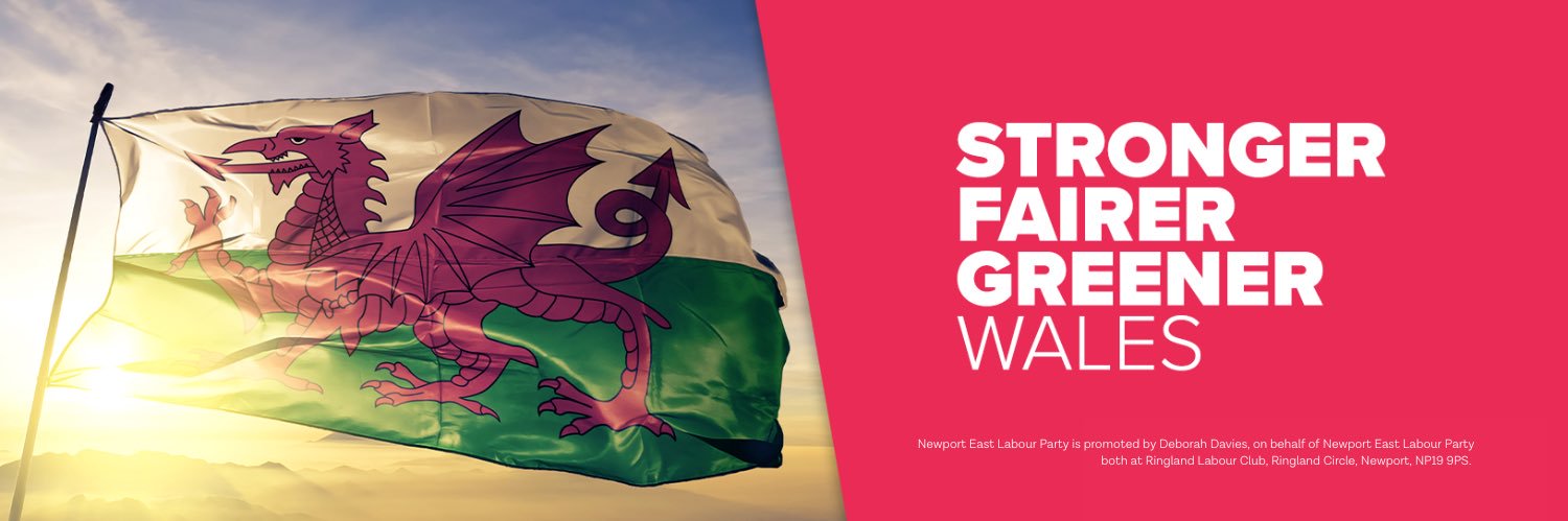Newport East Labour banner
