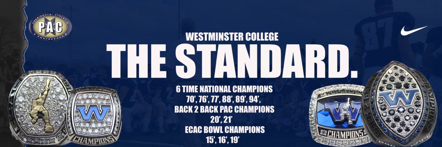 Westminster Football's banner