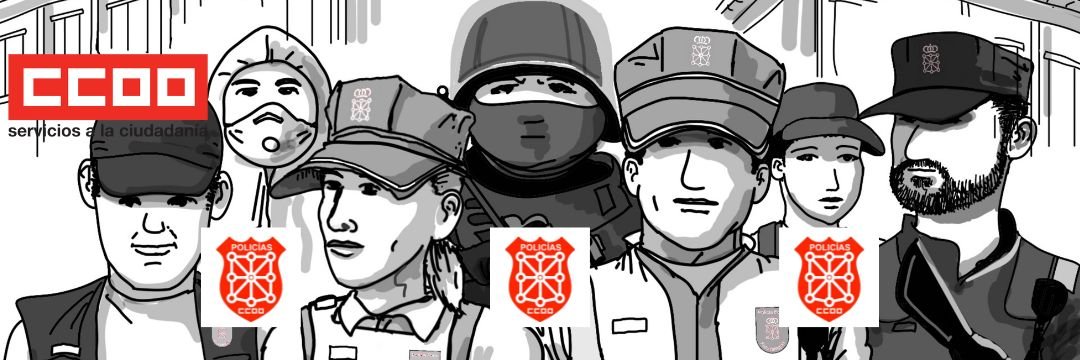 PolicíaForal-CCOO. #SomosPolicíasForalesDeCCOO banner