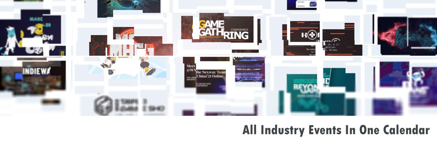 Game Conference+Convention Industry Event Calendar's banner