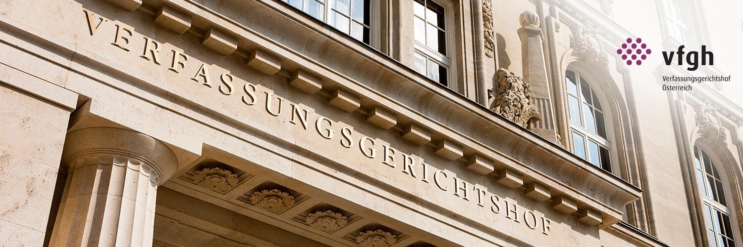 Verfassungsgerichtshof's banner
