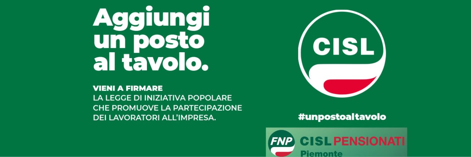 FNP CISL Piemonte banner