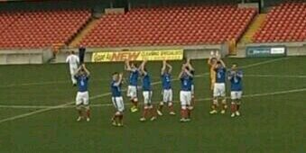 Linfield FC banner