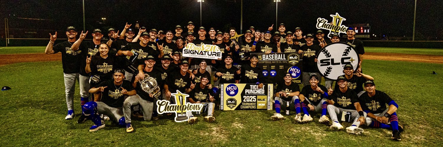 HCU Baseball's banner
