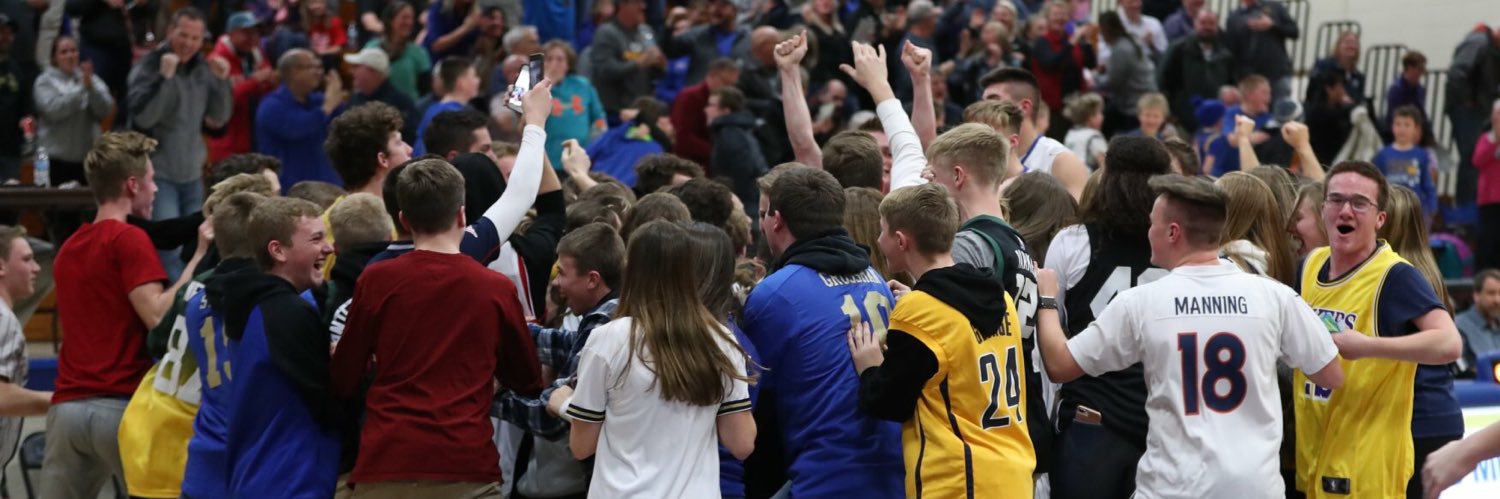Lake Mills Student Section banner