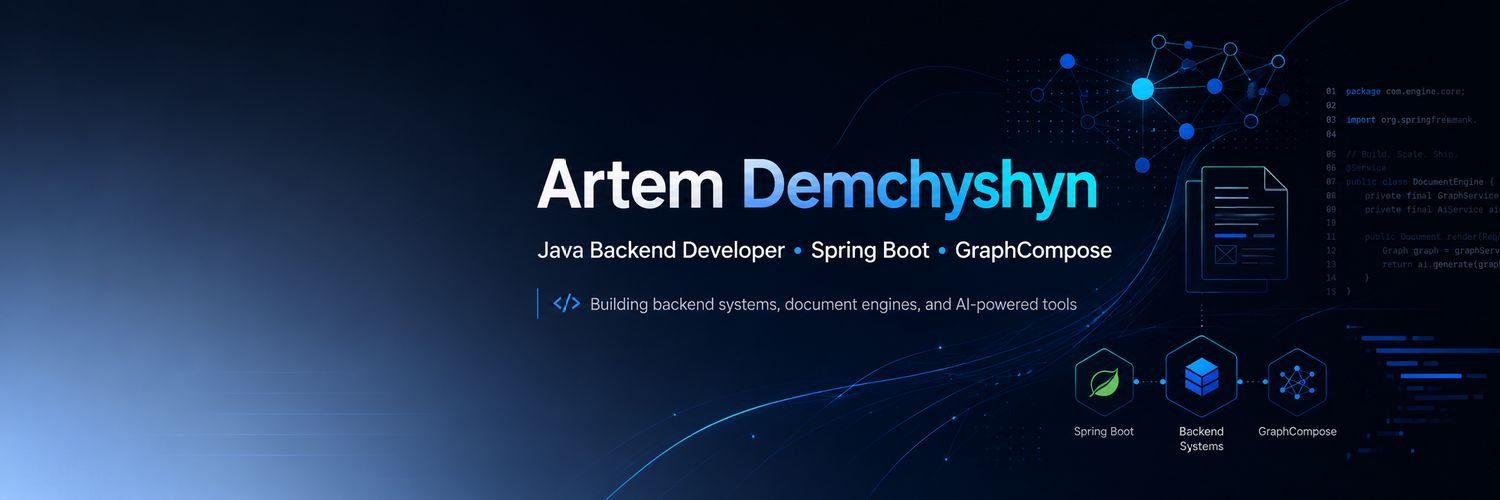 DemchaAV's profile banner image