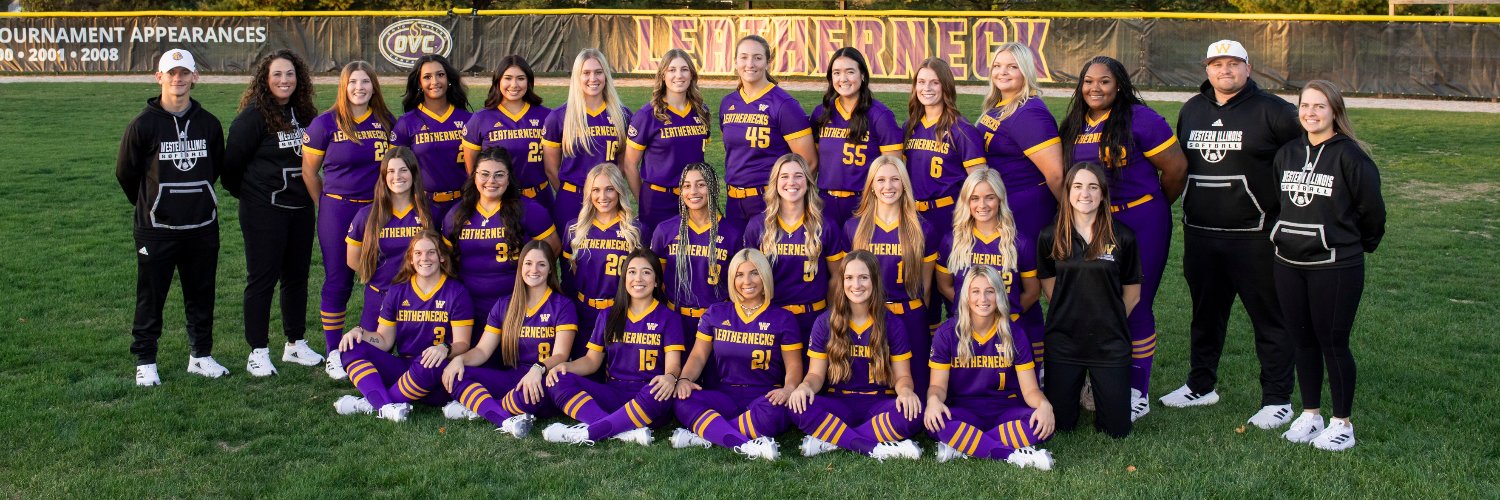 Western Illinois Softball's banner