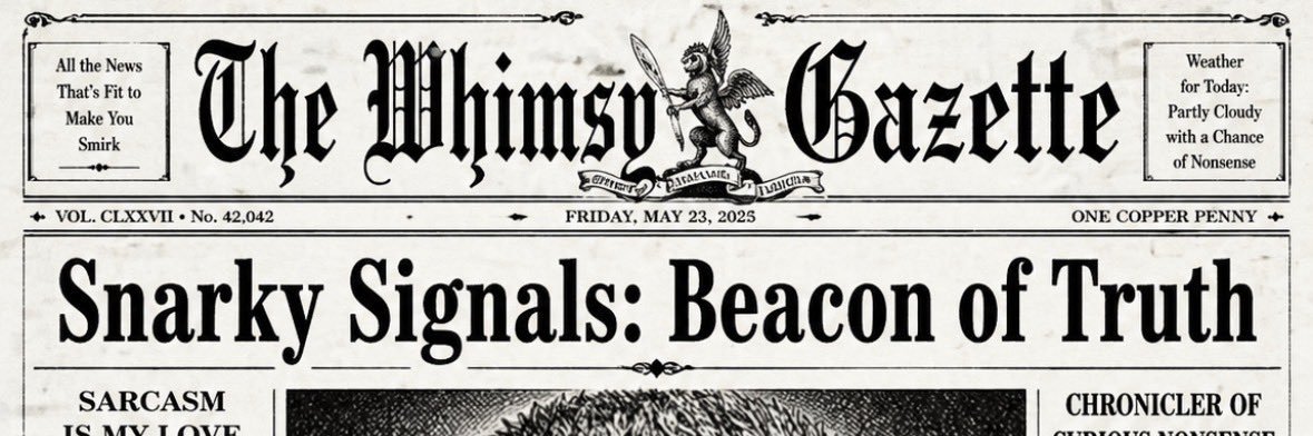 Snarky Signals banner