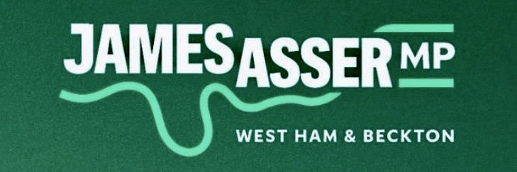 James Asser MP's banner