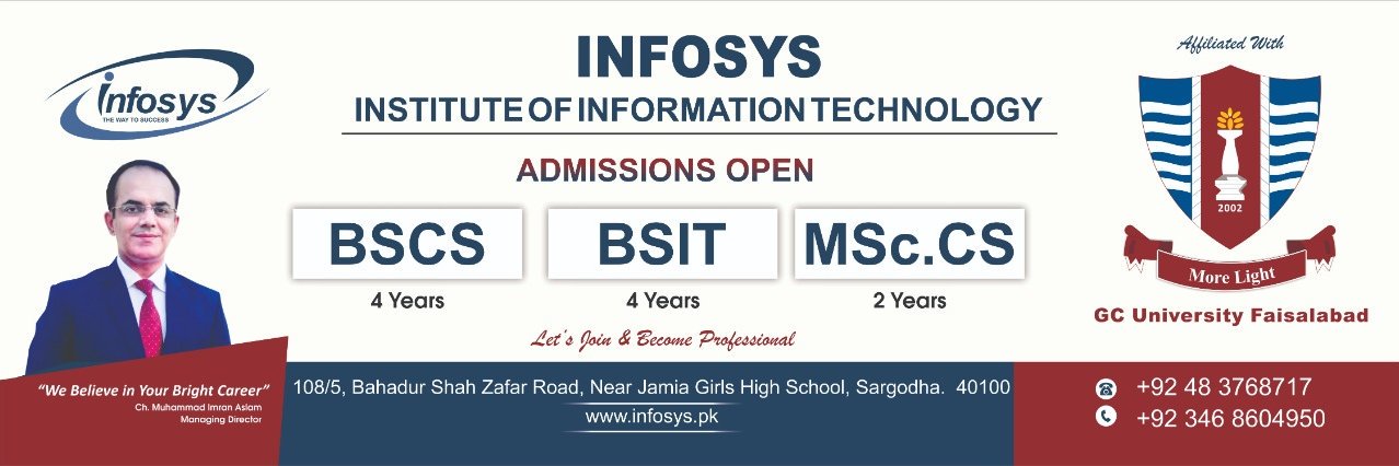 INFOSYS Institute of Information Technology (@InfosysPk) / Posts / X