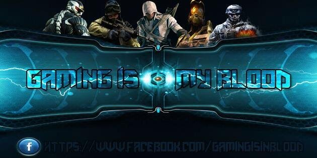 GamingIsInBlood's profile banner image
