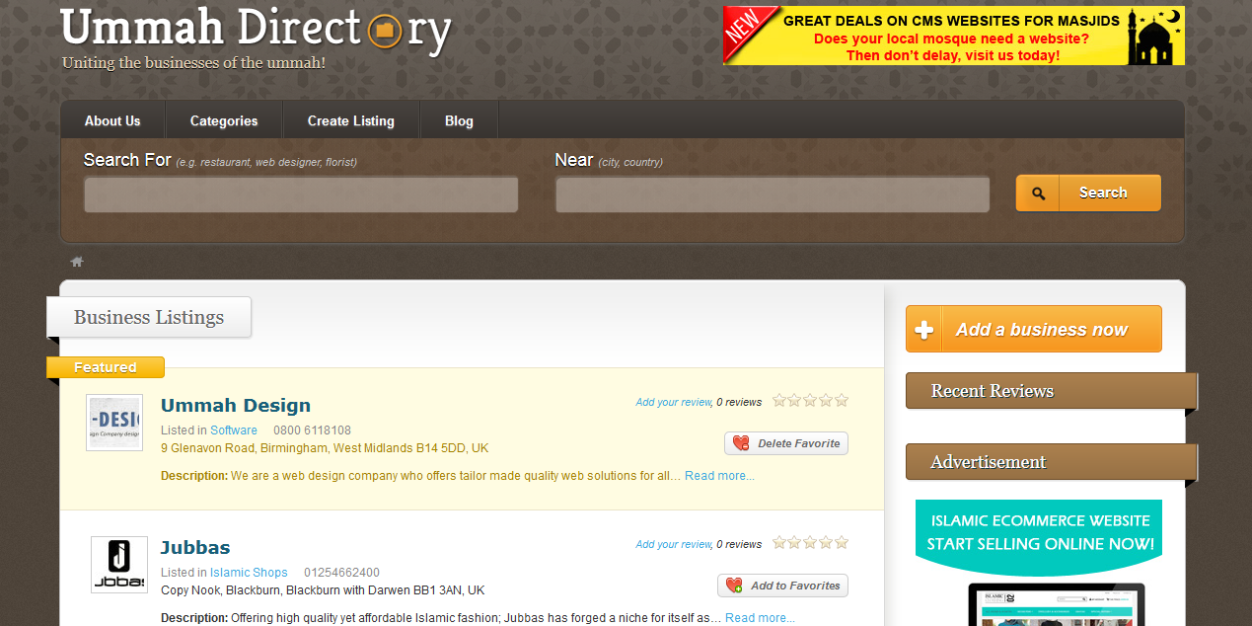 UmmahDirectory's profile banner image