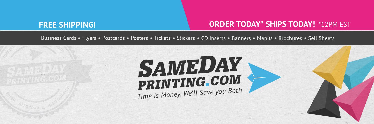 SameDayPrinting's profile banner image