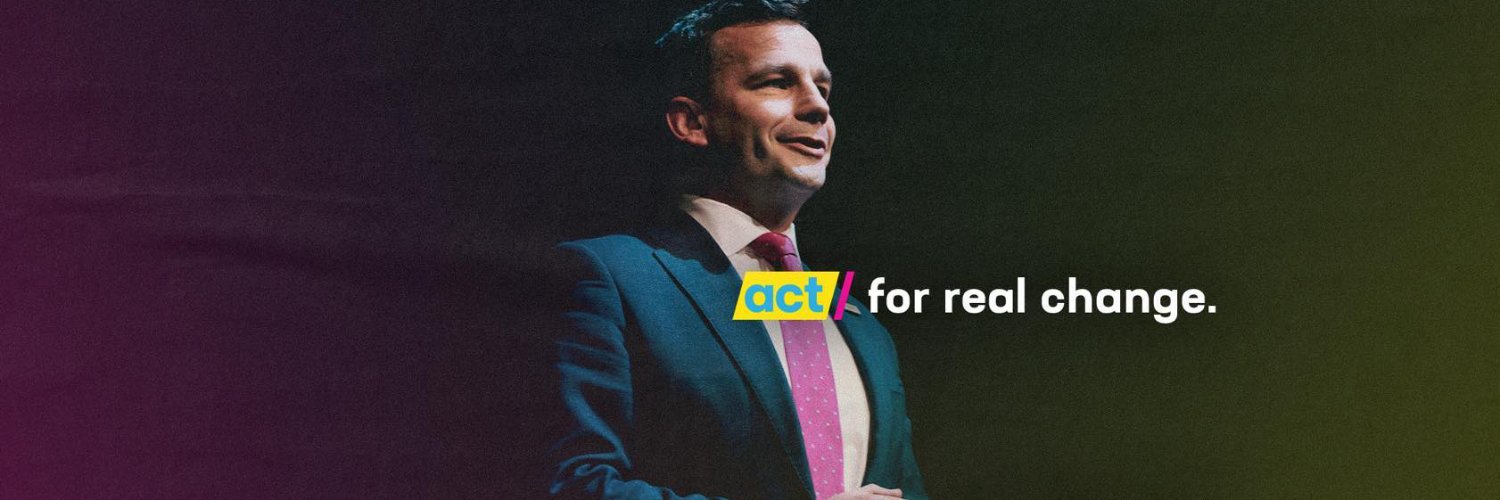 David Seymour's banner